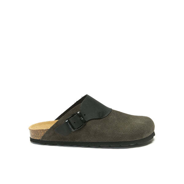 Zuecos Dia Suede Grey - Hombre