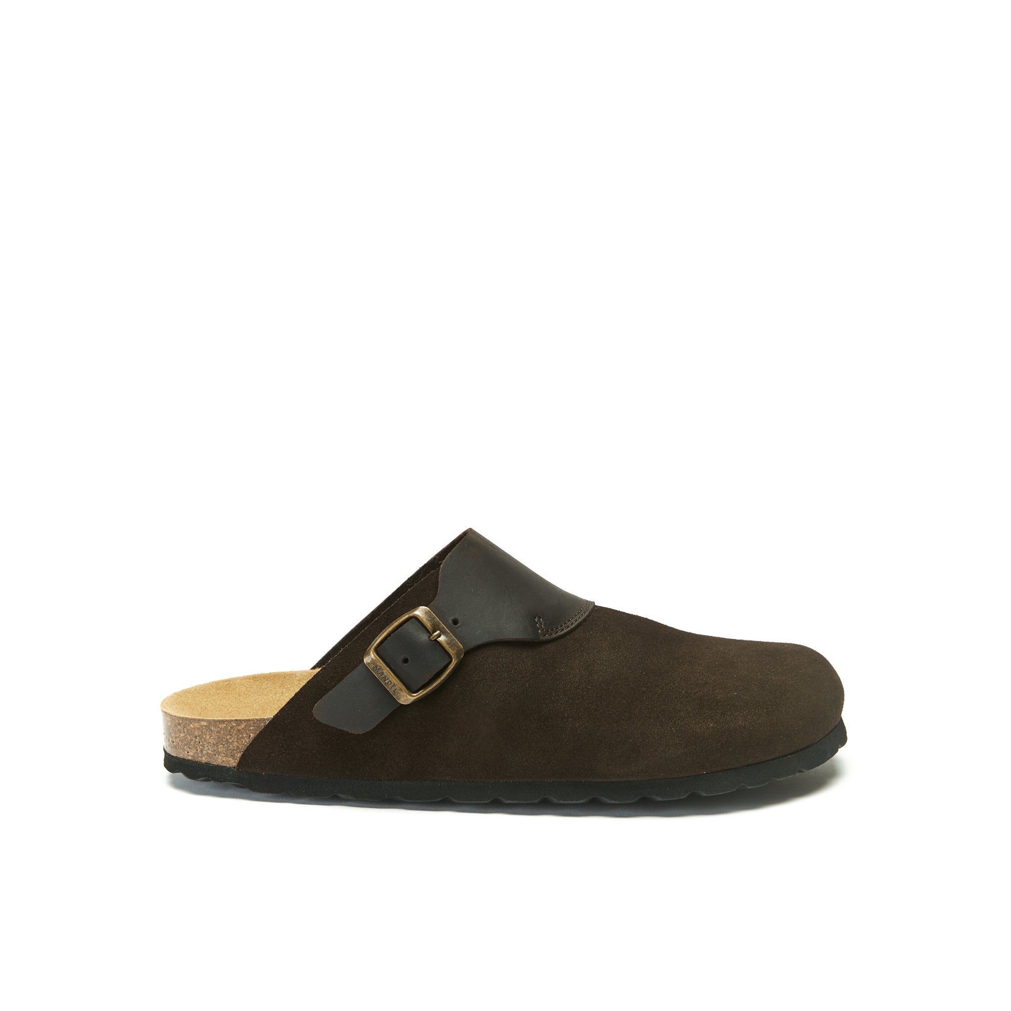 Dia Suede Dark Brown Clogs - Men's