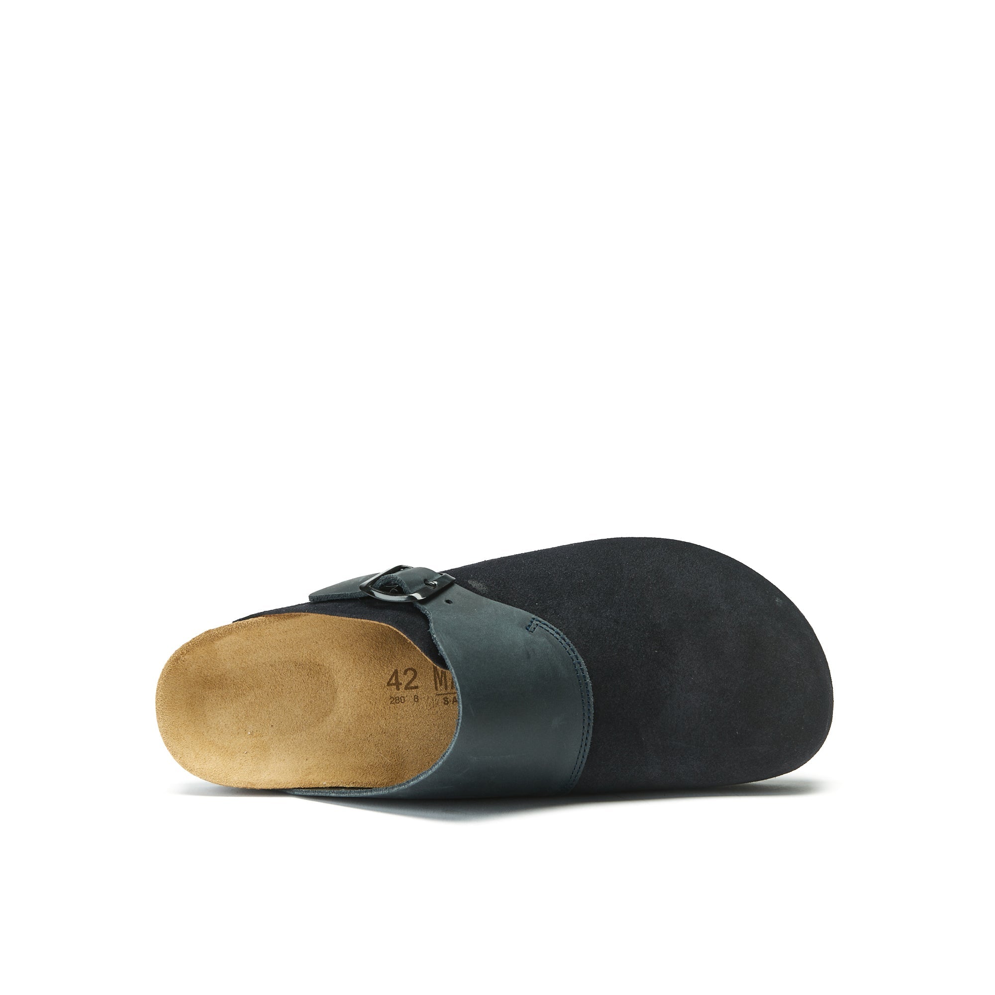 Zuecos Dia Suede Navy - Mujer