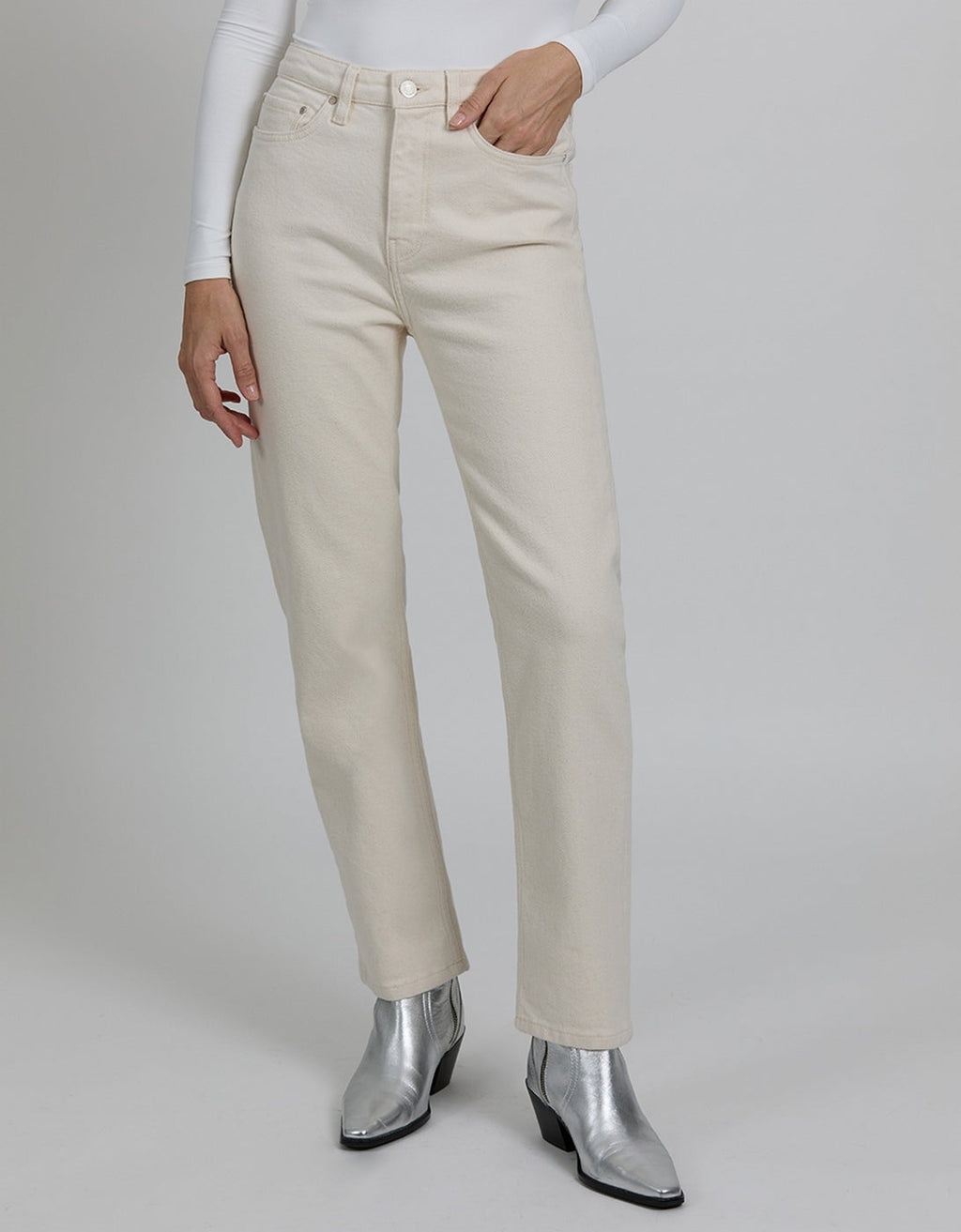 Pantalón Recto Milo - Natural - Mujer