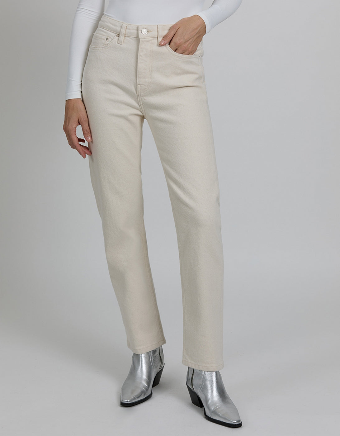 Pantalón Recto Milo - Natural - Mujer