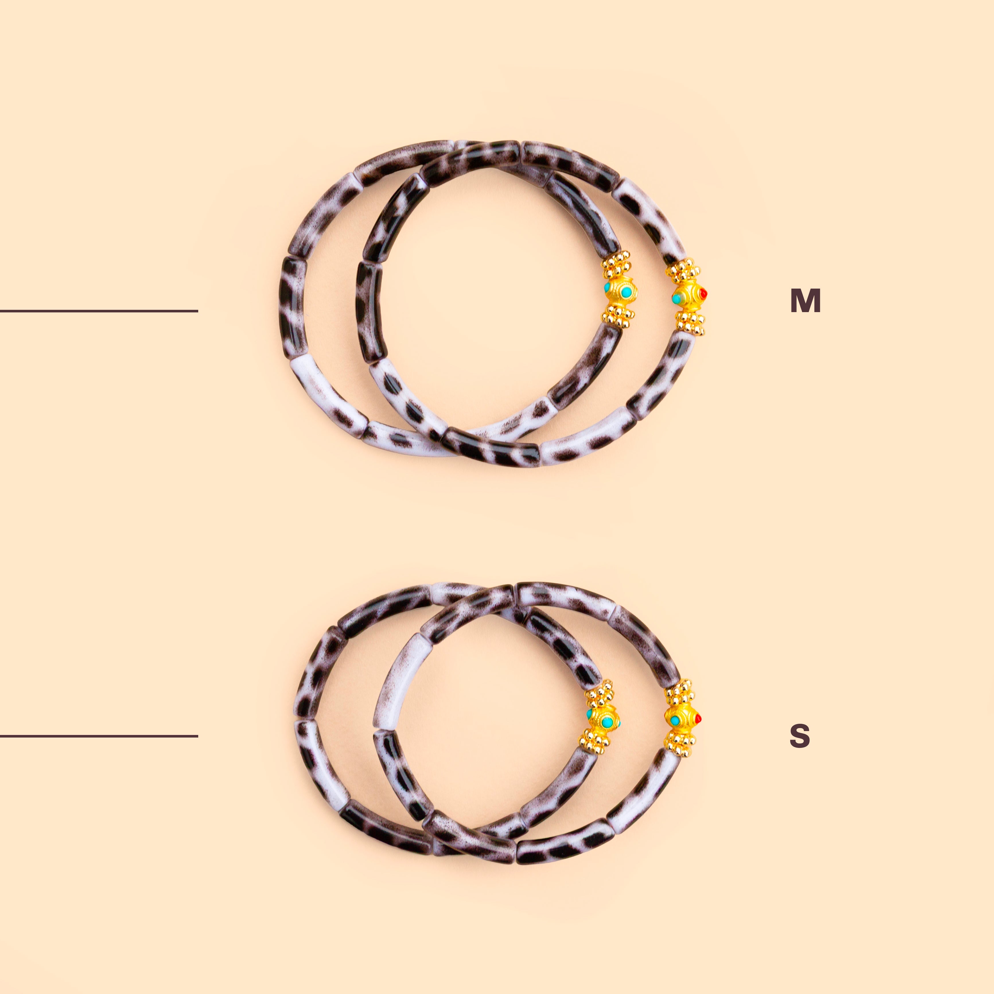 Mini Léo Bracelets - Black