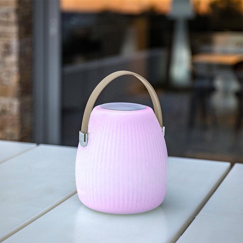 Mini May - Bluetooth Speaker Lamp - Polyethylene - Beige