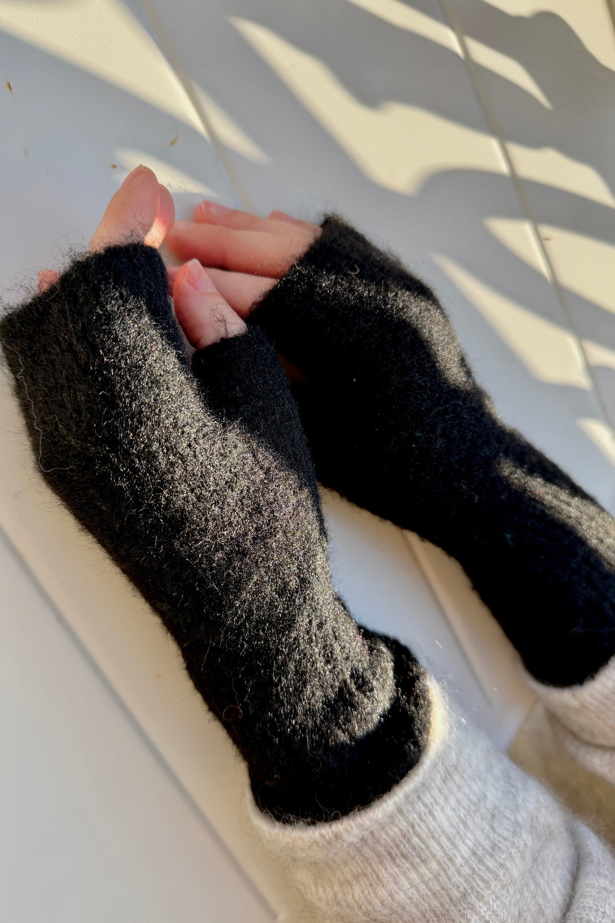 Fingerlose Handschuhe Alexia - Schwarz