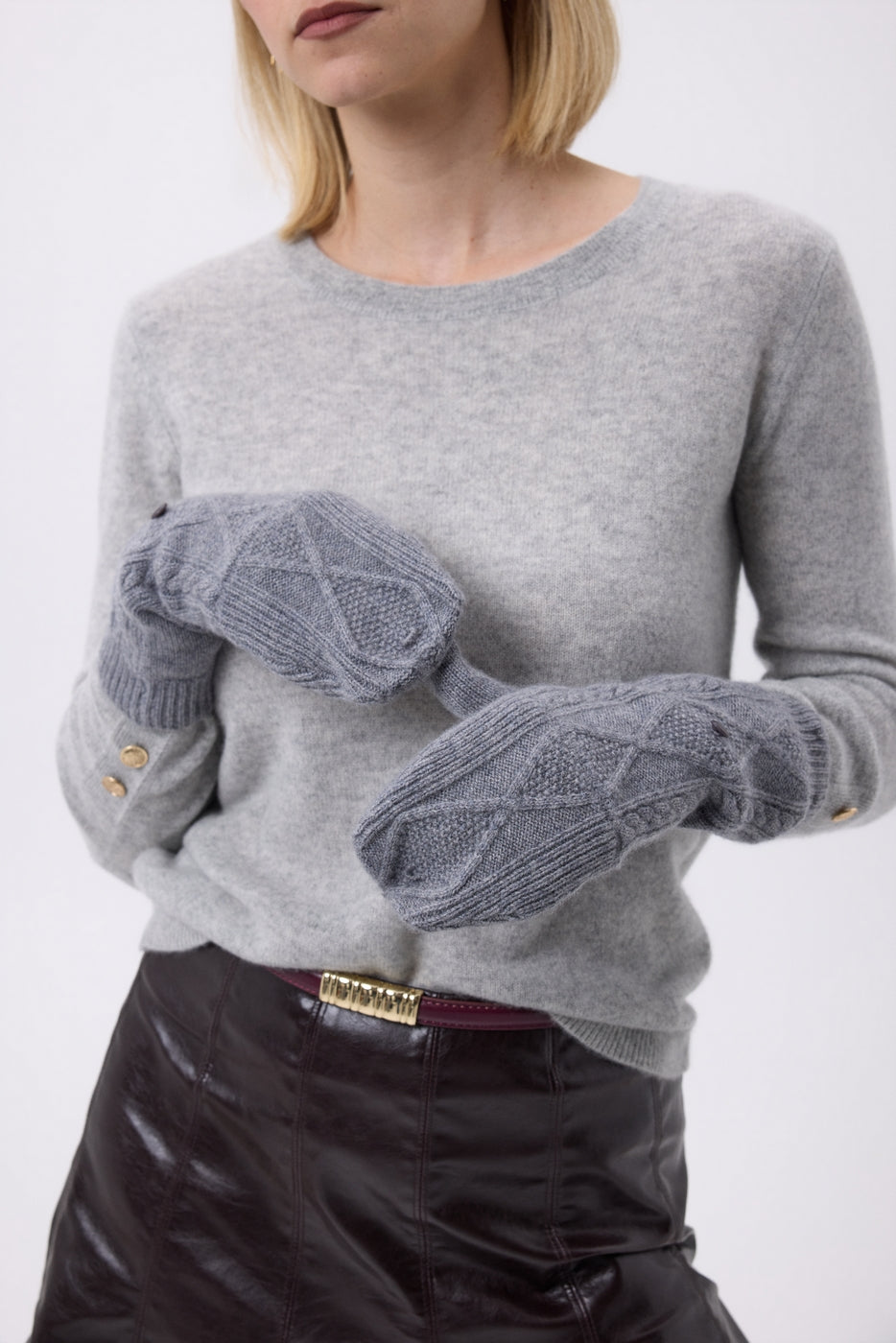 Muffole con Patta Mitbut - Grigio Scuro - Unisex