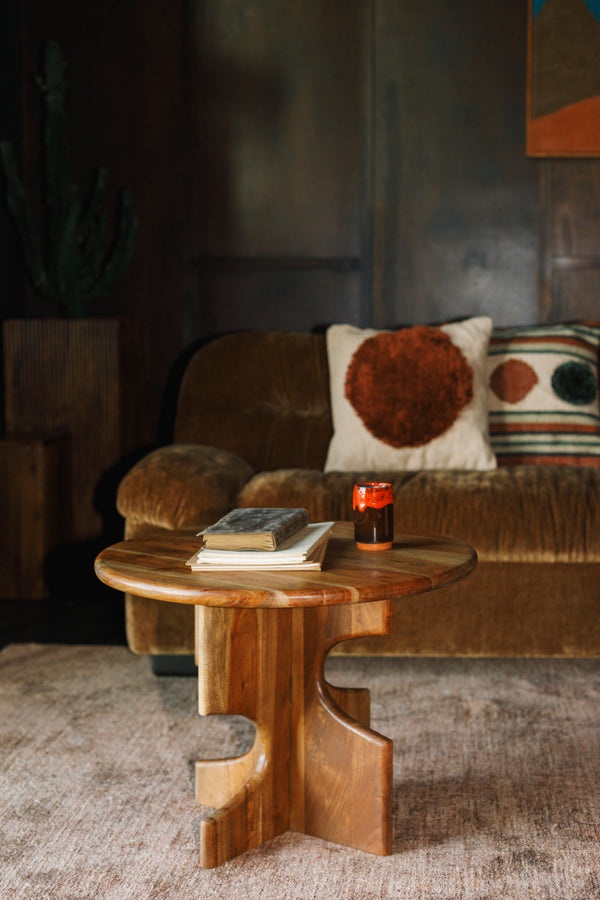 Morgan - Mesa auxiliar - Madera de Acacia - Marrón