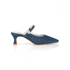 Mules Mary Jane Denim 45