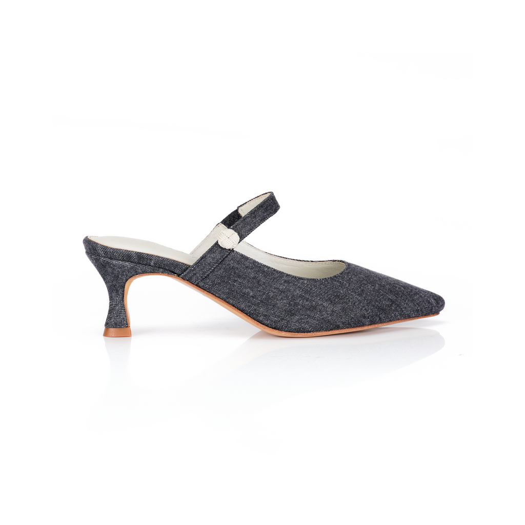 Mules Mary Jane Denim 45