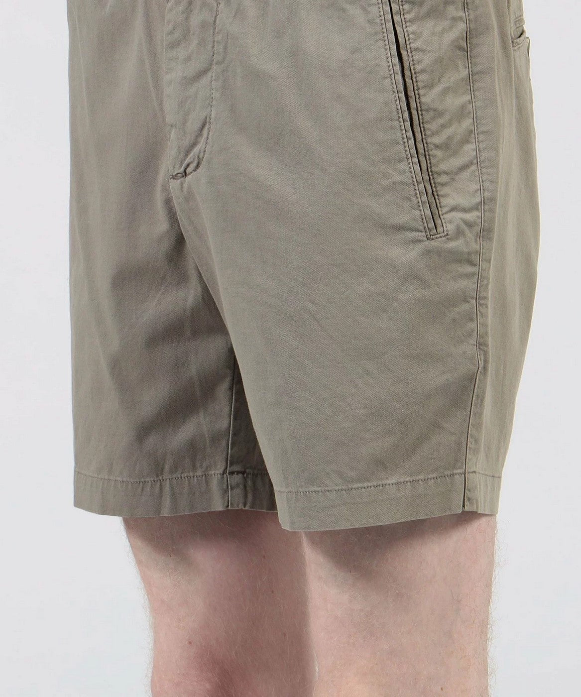 Short Ajustado en Algodón y Lino - Pigmento Limón - Hombre