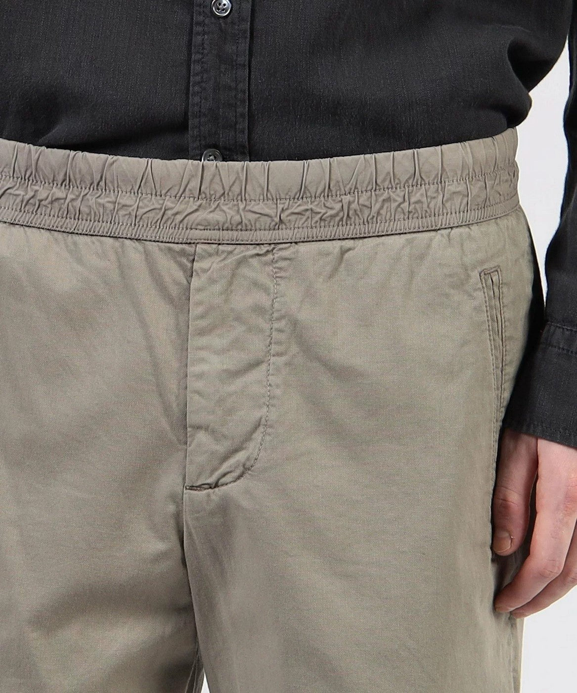 Short Ajustado en Algodón y Lino - Pigmento Limón - Hombre