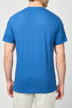 V-Neck T-Shirt - Baltic Blue - Men