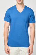 V-Neck T-Shirt - Baltic Blue - Men