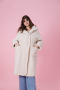 Mantel Ninon - Teddy beige