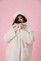 Mantel Ninon - Teddy beige
