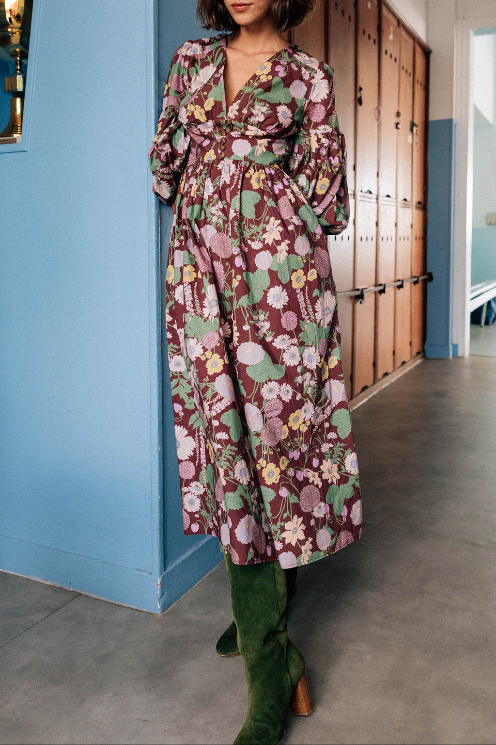 Kleid Leandra – Autumn Flower Market