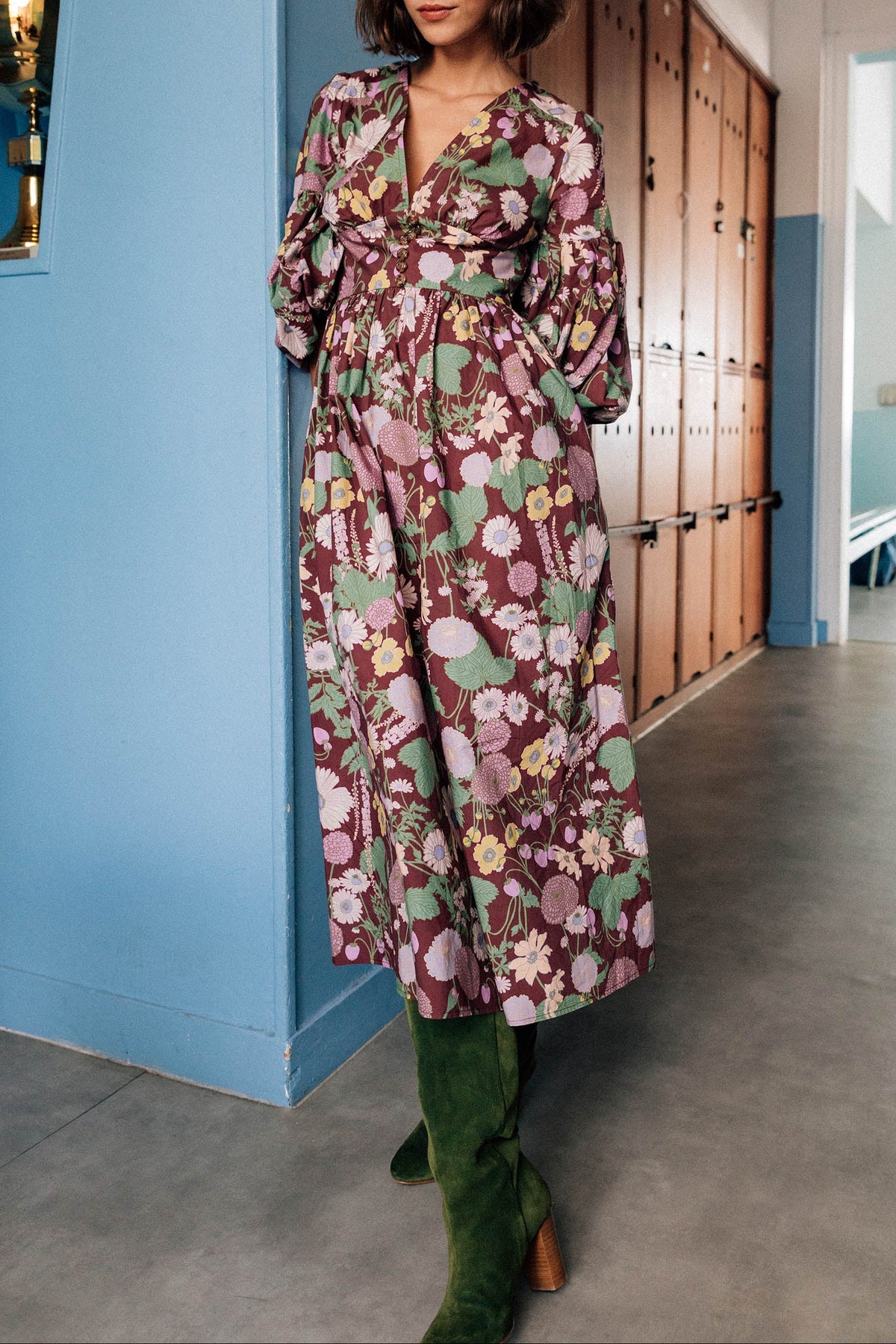Kleid Leandra – Autumn Flower Market