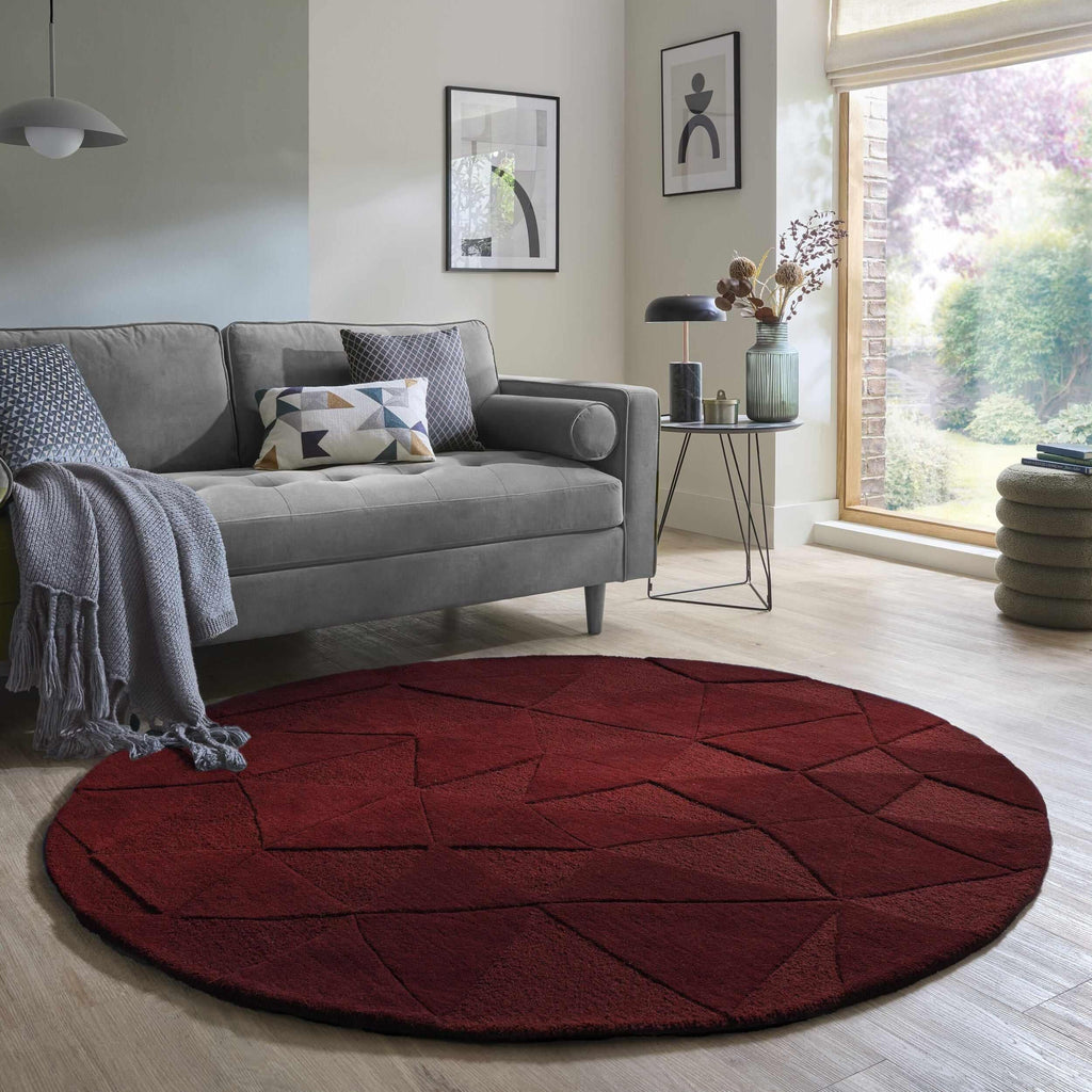 Shard - Round Wool Rug
