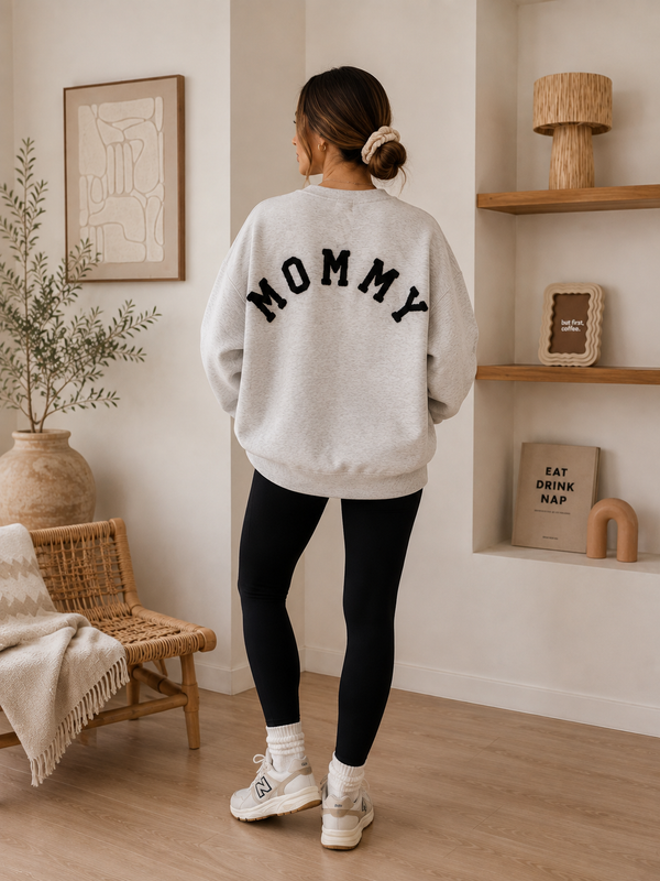 Sudadera Mommy - Negro