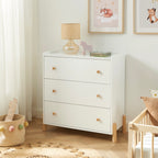 Mona - children’s 3-drawer chest of drawers - white
