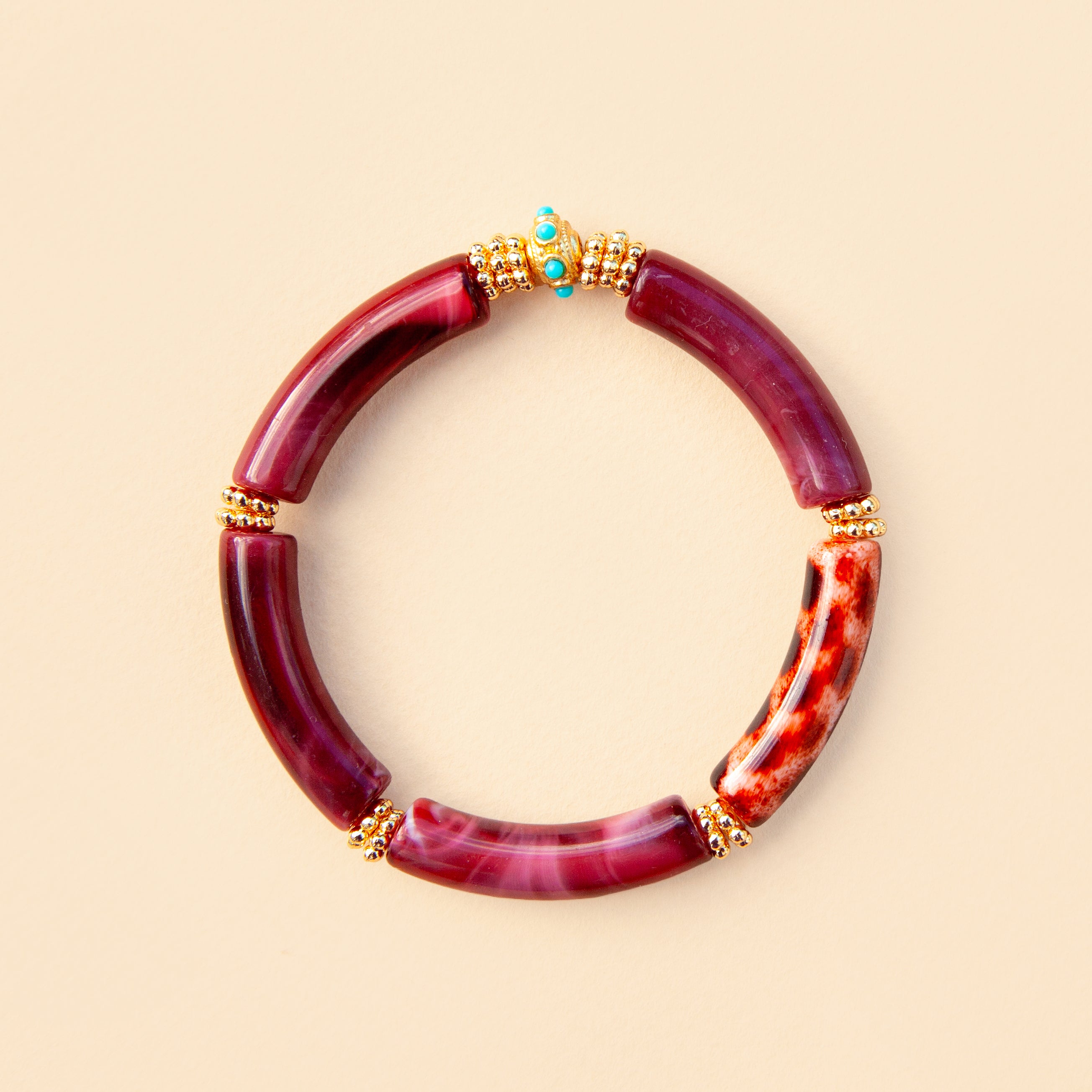 Pulsera Juhu - Monochrome Pourpre