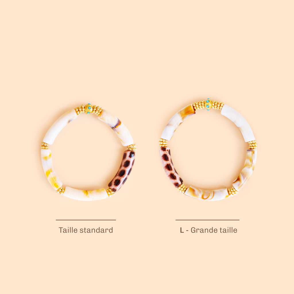 Pulsera Juhu - Monochrome Écru