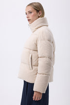 Doudoune Manches Longues Montaigne - Beige - Femme