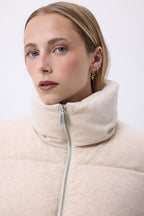 Doudoune Manches Longues Montaigne - Beige - Femme