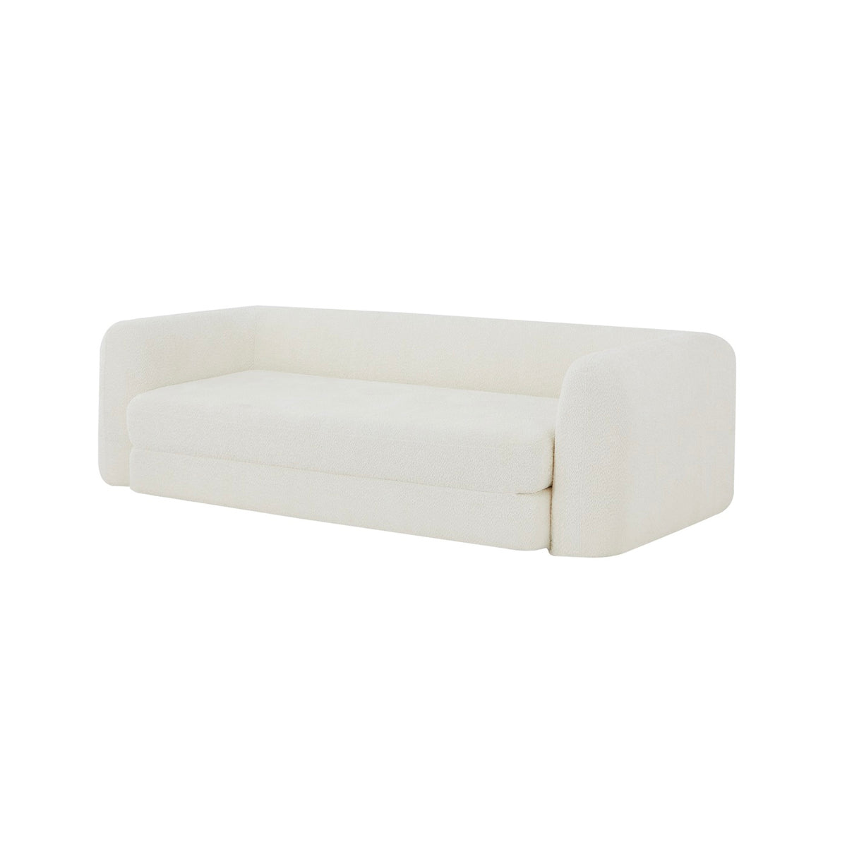 Morpheo - Lige 3-personers sofa - Beige stof
