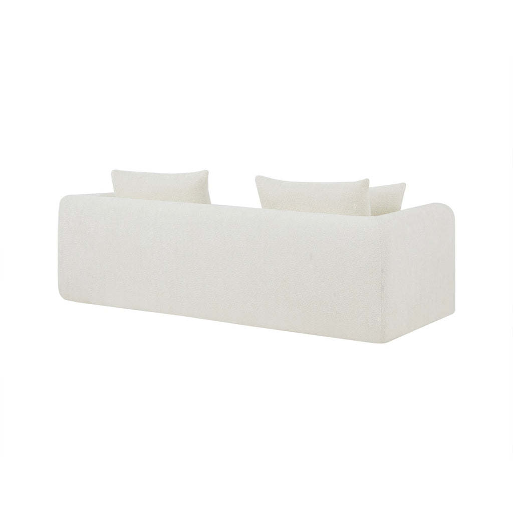 Morpheo - Lige 3-personers sofa - Beige stof