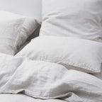 2 Fundas de Almohada - De Lino Lavado 190 G/M² - Gris Guijarro