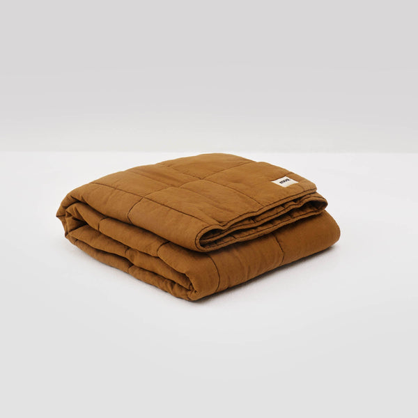 Washed Linen Duvet - Mocha