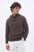 Bandana Leopard Moussa - Leopard - Homme - 100% Cachemire