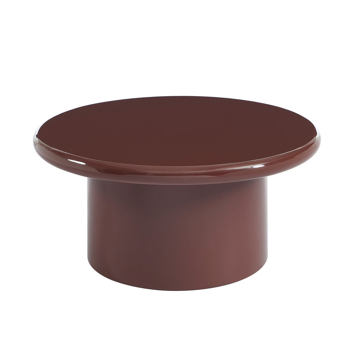 Moxy - Coffee Table - Glossy Lacquered Finish - Burgundy