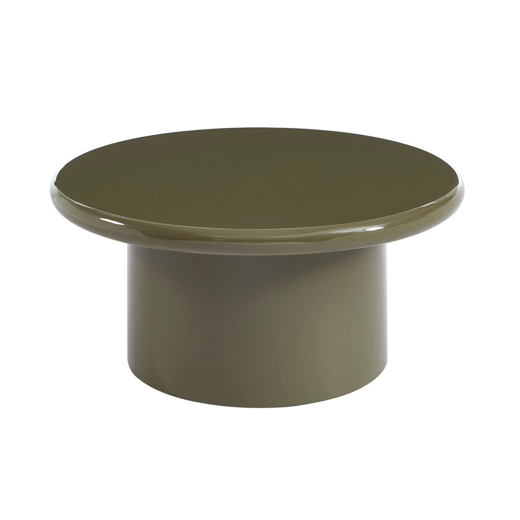 Moxy - Coffee Table - Glossy Lacquered Finish - Olive Green