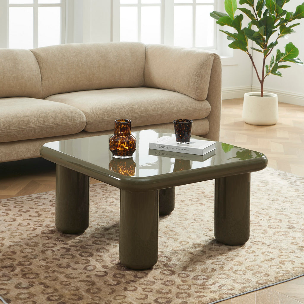 Moxy - Table Basse - Laqué - Vert Olive