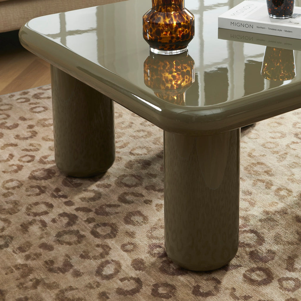 Moxy - Table Basse - Laqué - Vert Olive