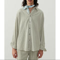 Straight-Cut Buttoned-Collar Shirt - Falaise Vintage - Men