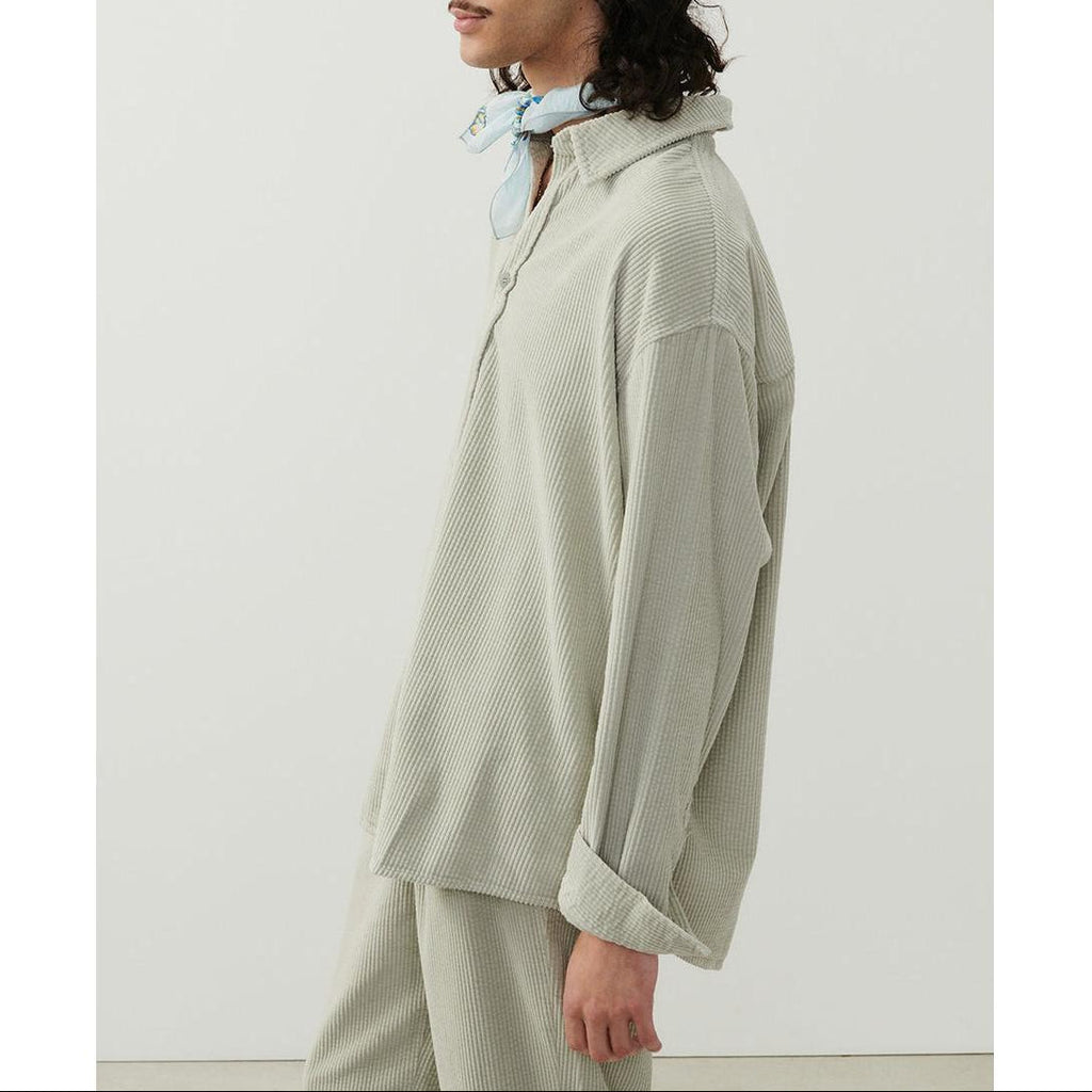 Straight-Cut Buttoned-Collar Shirt - Falaise Vintage - Men