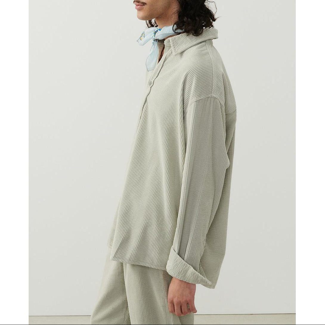 Straight-Cut Buttoned-Collar Shirt - Falaise Vintage - Men