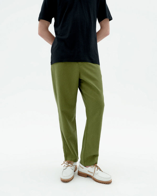 Green pants Hemp Moero sostenible-1