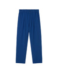 Pantalón Luc sostenible azul seersucker - silueta 1