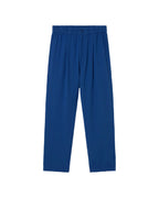 Pantalón Luc sostenible azul seersucker - silueta 1