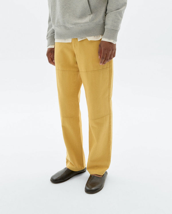 Trousers recto amarillo Stan sostenible - 1