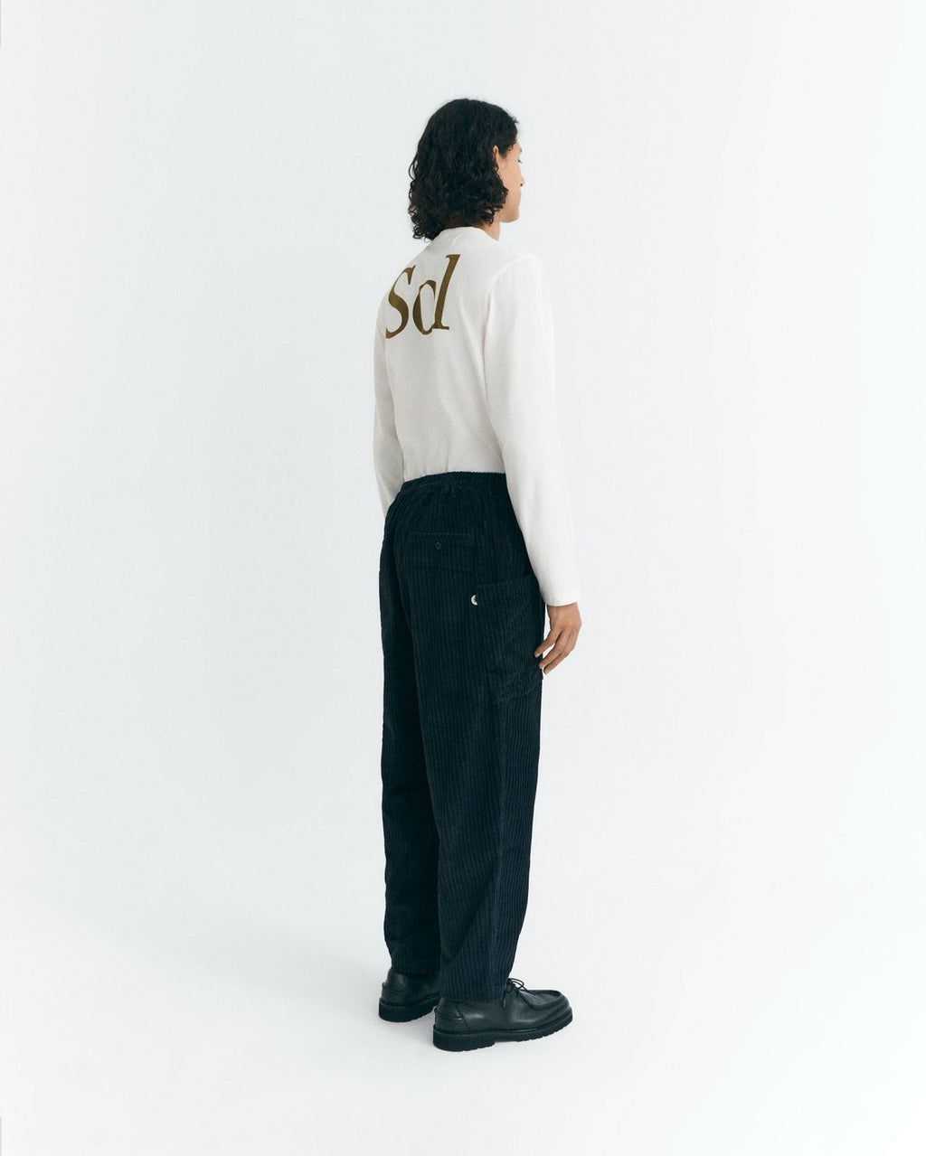 Lässige Cord-Cargohose Max - Blau