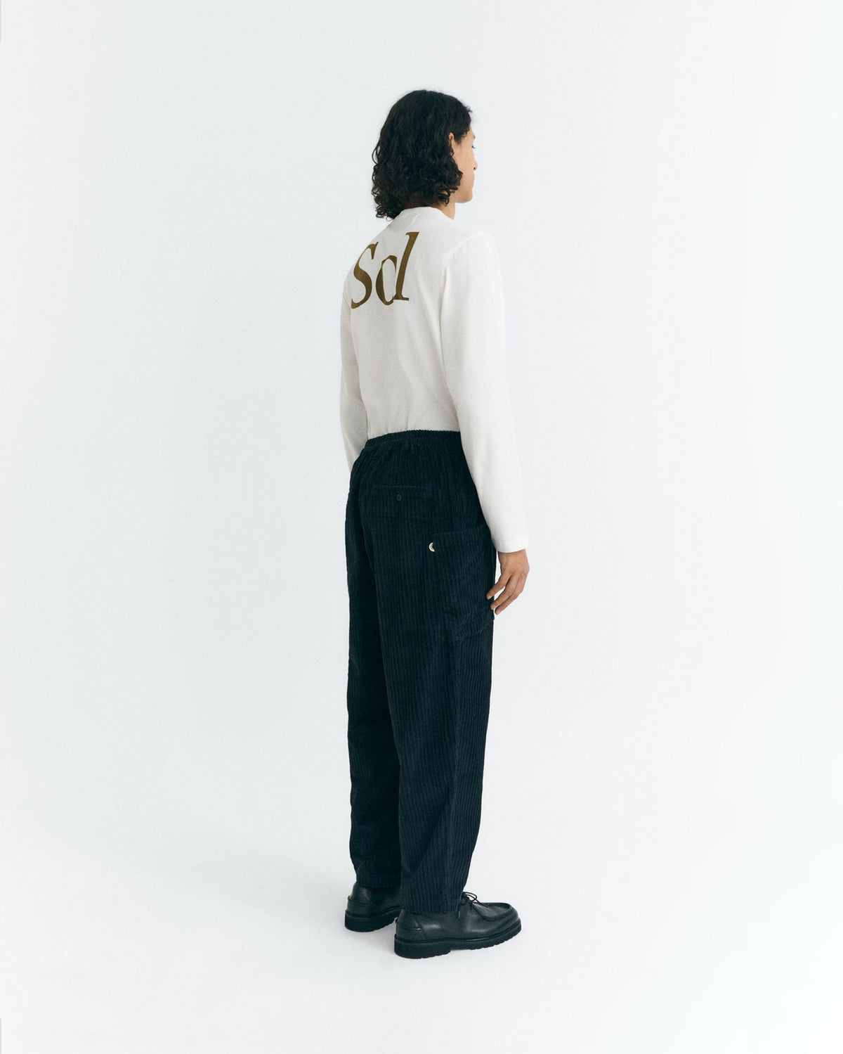 Lässige Cord-Cargohose Max - Blau