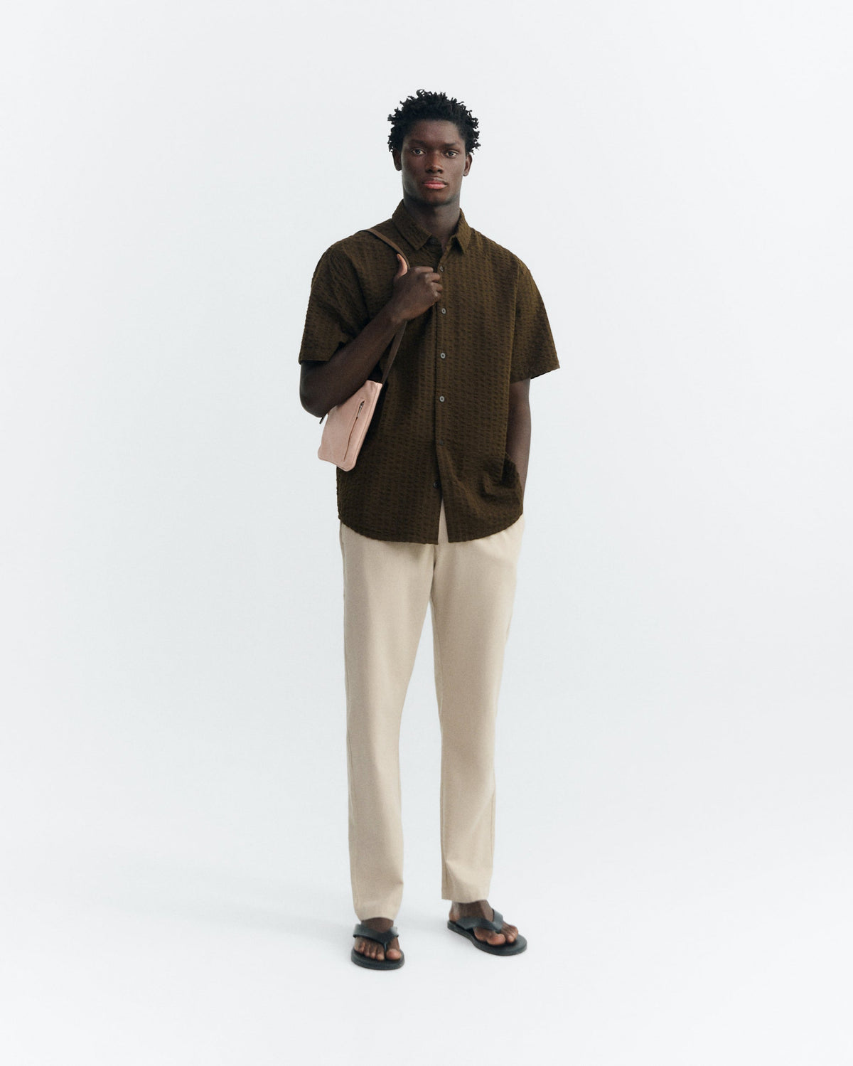 Pantalon Droit Travel Light - Beige