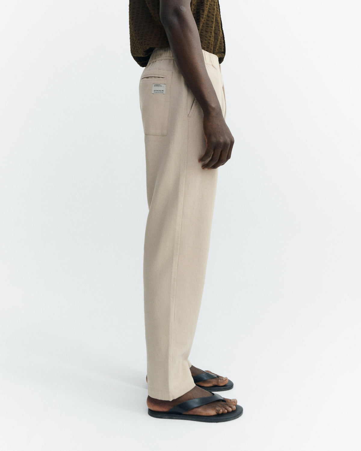 Pantalon Droit Travel Light - Beige