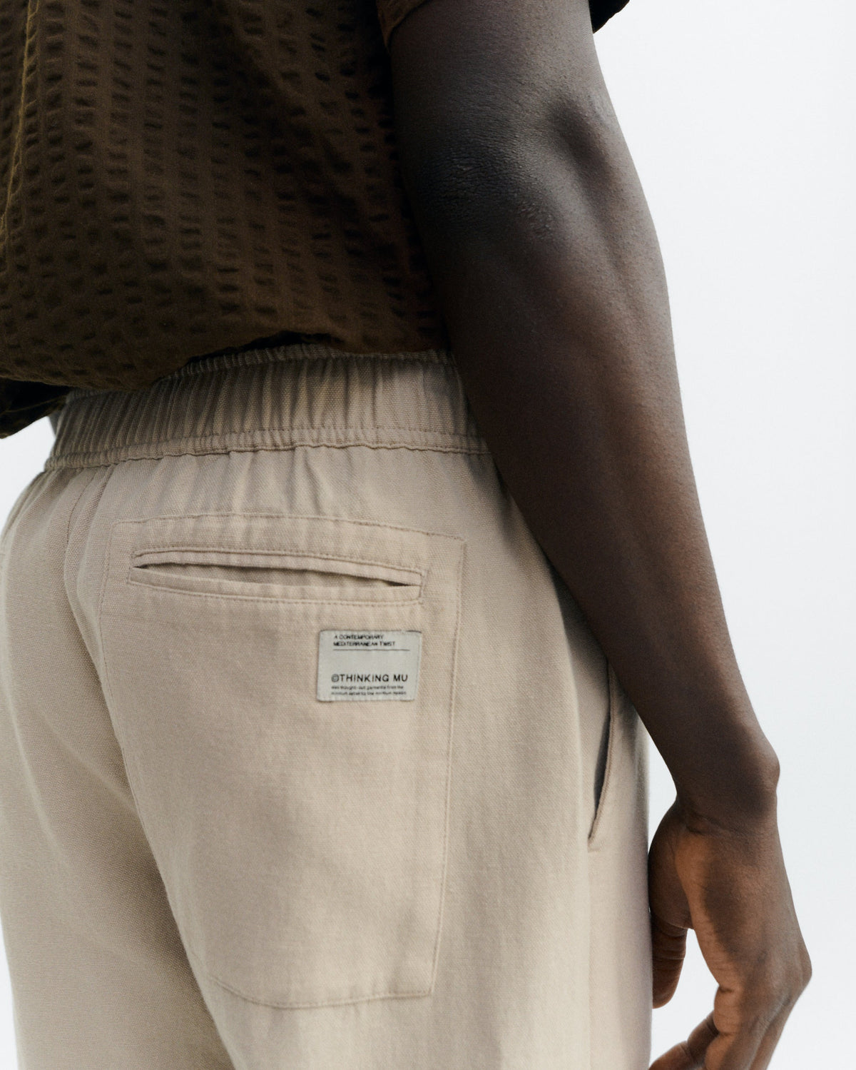 Pantalon Droit Travel Light - Beige