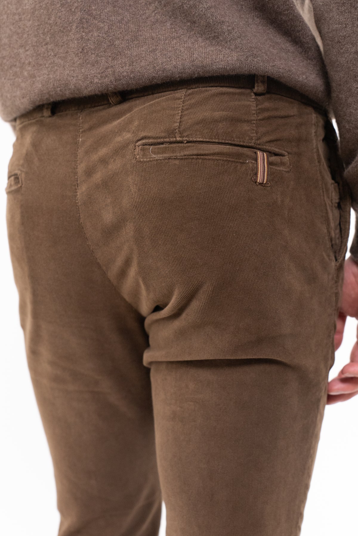 Pantaloni chino Volta con tasche all'italiana - Marrone - Uomo