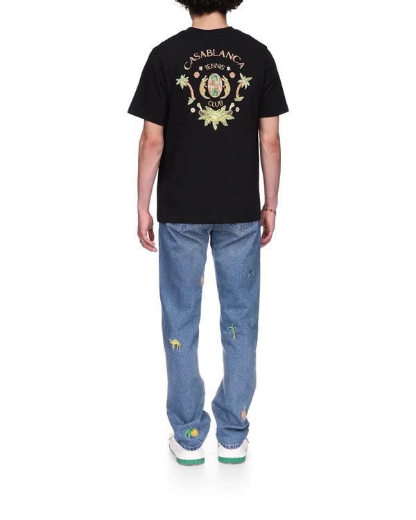 Joyaux D'Afrique Tennis Club T-Shirt - Black